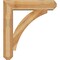 Ekena Millwork Thorton Craftsman Rough Sawn Bracket w/ Offset Brace, Western Red Cedar, 8"W x 34"D x 38"H BKT0806X34X38THR04RWR - alternate 4
